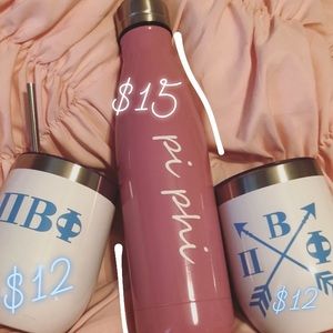 Stainlesssteel wine cup 12oz and water-bottle 15oz